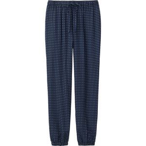 Uniqlo Women Drape Pants, M, Navy Dot